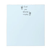 毎日の恵み数 ノートパッド (正面)