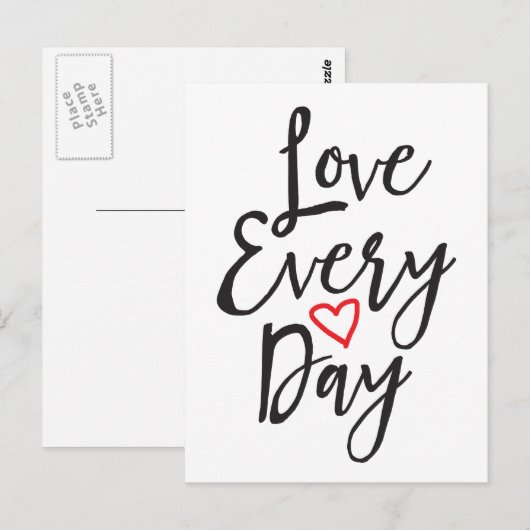 毎日の愛 ポストカード (正面/裏面)