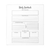 毎日の感謝メモ帳 ノートパッド (正面)