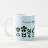 毎日の改善:やる気を起こさせる引用文 コーヒーマグカップ (左)