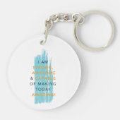 毎日の断言Keychain キーホルダー (裏面)