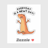 毎日の新しい日サランダーおもしろいプおもしろいン シール (シート)