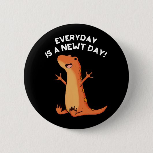 毎日の新しい日サランダーおもしろいプンダーク 缶バッジ (正面)