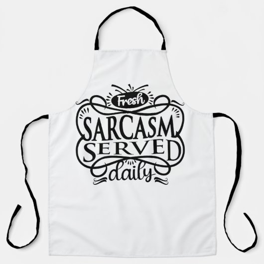 「毎日の新鮮な皮肉：毎日のあなたの量 エプロン (正面)