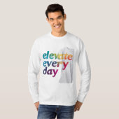 毎日の昇格 Tシャツ (正面フル)
