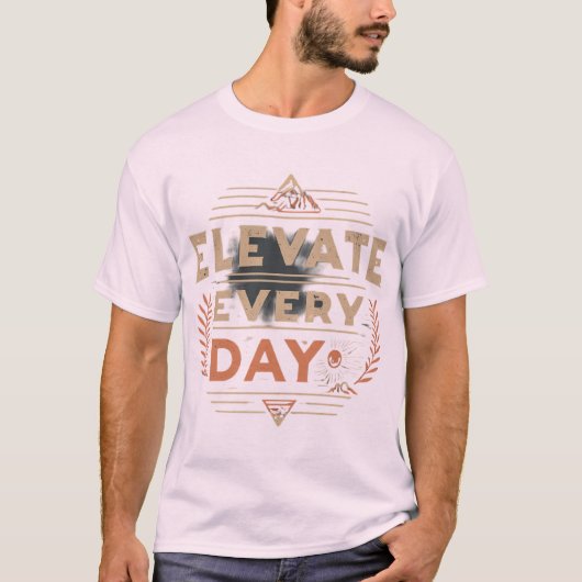 毎日の昇格 Tシャツ (正面)