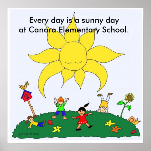 毎日の晴れた日 ポスター (正面)