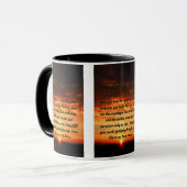 毎日の朝の祈りの言葉二音マグカップ マグカップ (正面左)