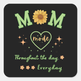 毎日の母の日を通して母のモード スクエアシール