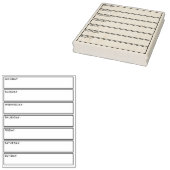 毎日の毎週のプランナーカレンダーの行頭文字 ラバースタンプ (押印)