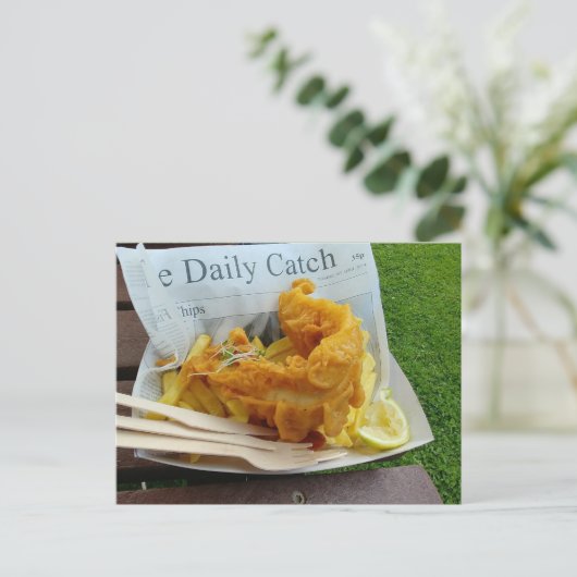 毎日の漁獲量 ポストカード (スタンド正面)