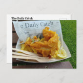 毎日の漁獲量 ポストカード (正面/裏面)