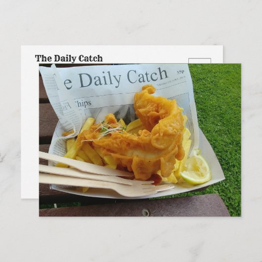 毎日の漁獲量 ポストカード (正面/裏面)