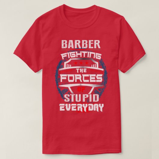 毎日の理容師 Tシャツ (デザイン正面)