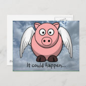 毎日の生活の中で驚くべきことが起こる ポストカード (正面/裏面)