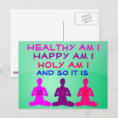 毎日の確認はがき ポストカード (正面/裏面)