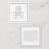 毎日の確認カード ノートカード (正面/裏面)