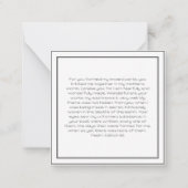 毎日の確認カード ノートカード (裏面)