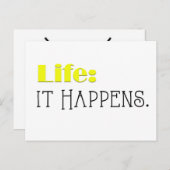 毎日の確認フラッシュカード シーズンポストカード (正面/裏面)