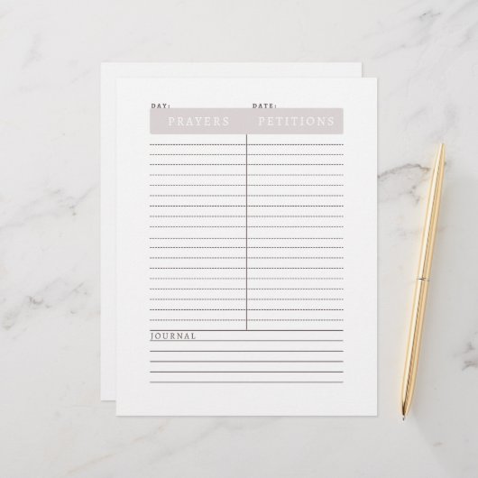 毎日の祈りの言葉クリップイットシート (正面/裏面インサイチュ)