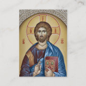 毎日の祈りの言葉正教会のカード プレイスカード (正面)