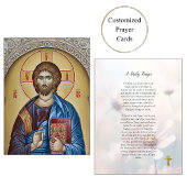 毎日の祈りの言葉正教会のカード プレイスカード