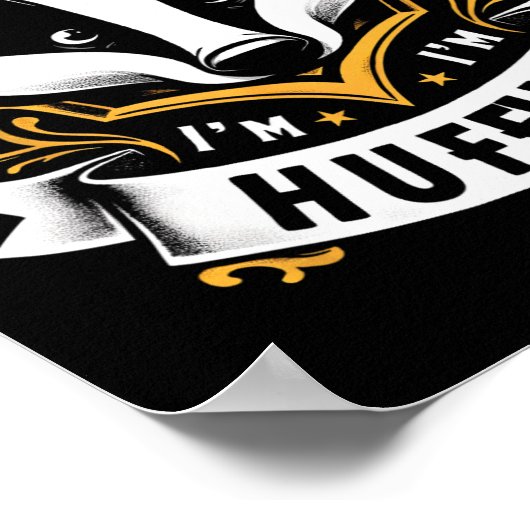 毎日の私ハッフルキュートなハニーバッガーアニマ ポスター (角)