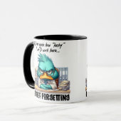 毎日の笑いとコーヒーブレーク – コーヒおもしろいーマグ マグカップ (正面左)