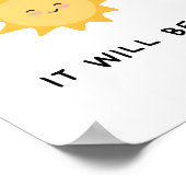 毎日の肯定ポスターでいい ポスター (角)