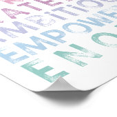 毎日の肯定ポス子供へター ポスター (角)