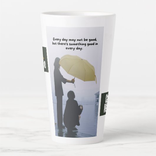 毎日の良さ カフェラテマグ (正面)