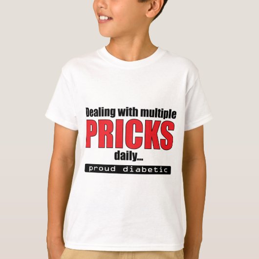毎日の複数のPricksの処理 Tシャツ (正面)
