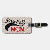 毎日の野球の母スポーティ ラゲッジタグ (正面横)
