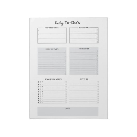 毎日のTo Doのメモ帳 ノートパッド (回転)