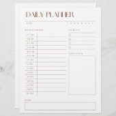 毎日のTo Doリストプランナー (正面/裏面)