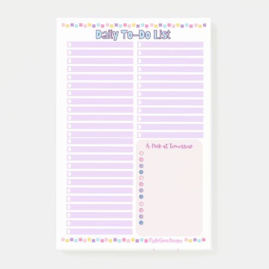 毎日のTo Doリスト ポストイット (正面)