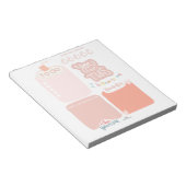 毎日のTo-Do、Crix Trackerメモ帳、40ページ ノートパッド (アングル)