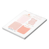 毎日のTo-Do、Crix Trackerメモ帳、40ページ ノートパッド (回転)