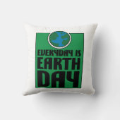 毎日はアースデーです クッション (裏面)