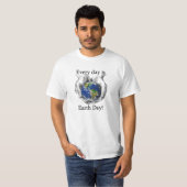毎日はアースデーです Tシャツ (正面フル)