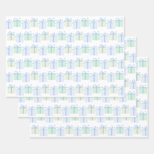 毎日はギフトボーイ誕生日包装紙 ラッピングペーパーシート (セット)