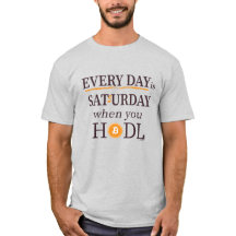 毎日はサタデー Bitcoin Tシャツ
