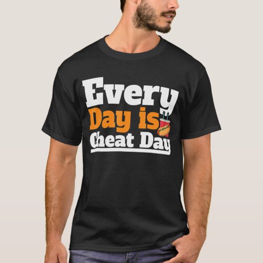 毎日はチート日チート日コスチュームDa Tシャツ (正面)