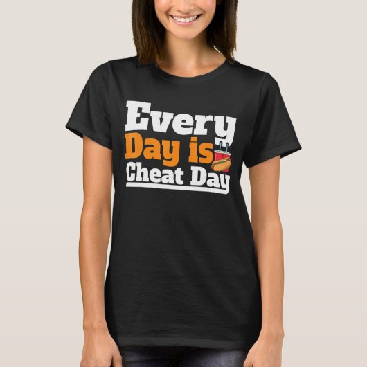 毎日はチート日チート日コスチュームDa Tシャツ (正面)