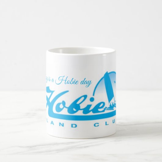 毎日はホビーデイ白いマグカップ コーヒーマグカップ (中央)