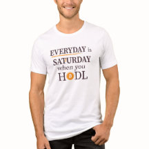 毎日は土曜日 – Bitcoin T-Shirt