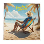 毎日は土曜退職した タイル (正面)