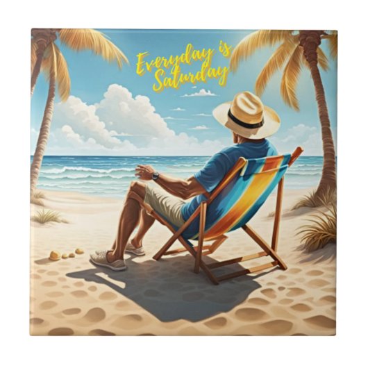 毎日は土曜退職した タイル (正面)