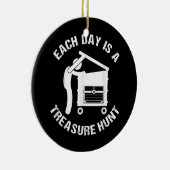 毎日は宝狩りのダンプおもしろいスターダイビング セラミックオーナメント (右)