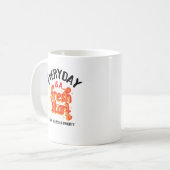 毎日は新しいスタートであり、自分を優先する コーヒーマグカップ (正面左)